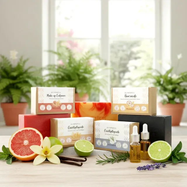 puremetics Naturseifen Haarseife Zitrone Vanille fast sæbe