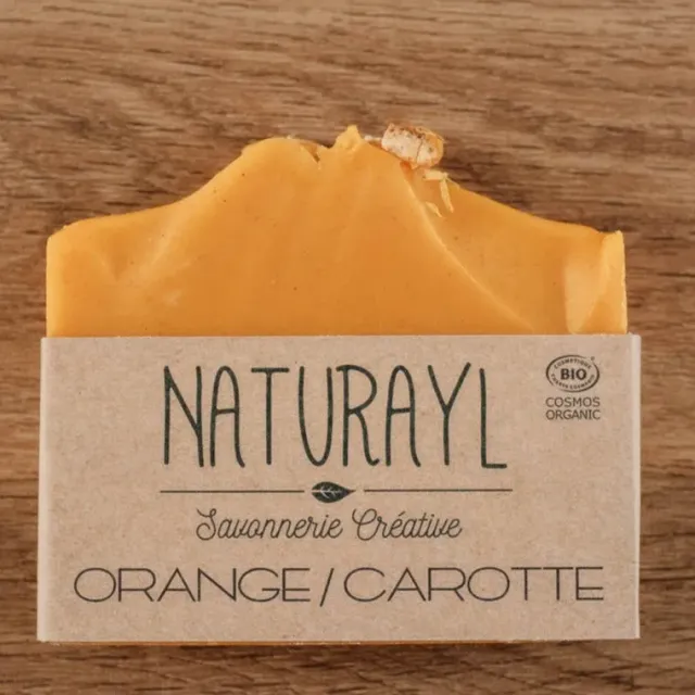 Naturayl Orange Gulerod fast sæbe 50 g vitamin