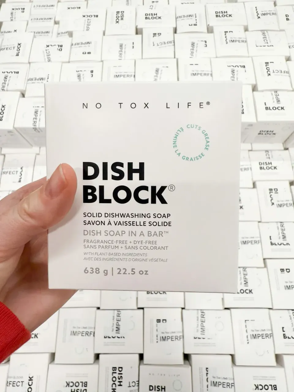 No Tox Life DISH BLOCK opvaskebar imperfect uparfumeret
