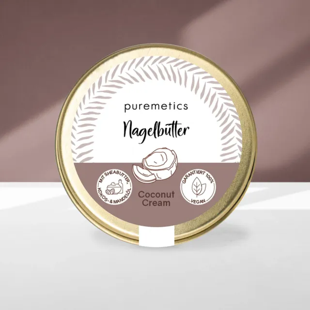 puremetics Nagelbutter Coconut Cream neglebalsam kokos