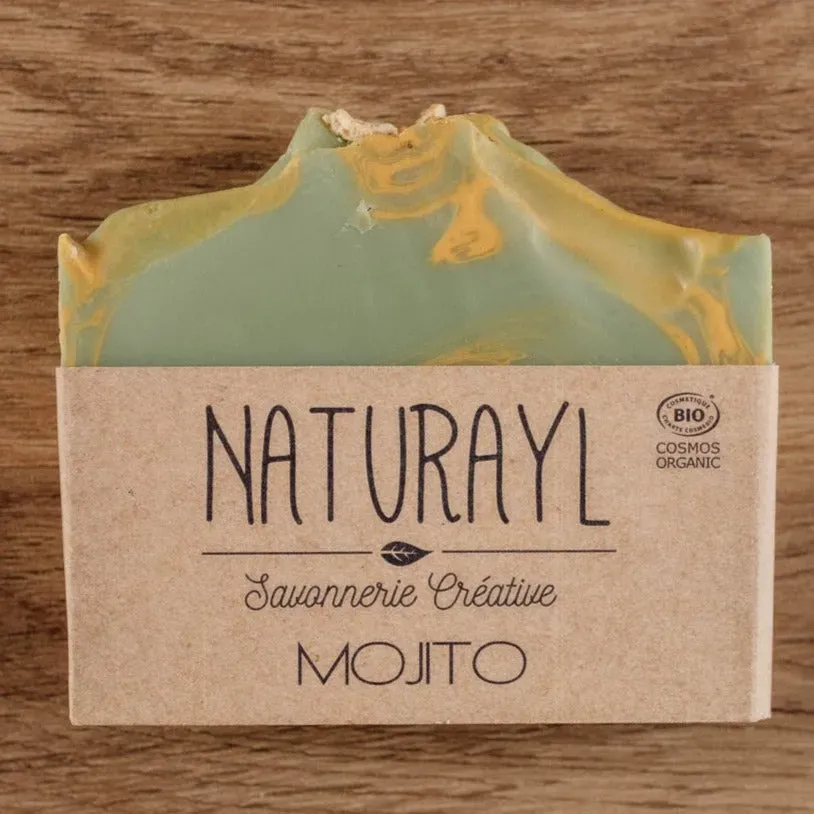 Naturayl Mojito lille fast sæbe mynte citron