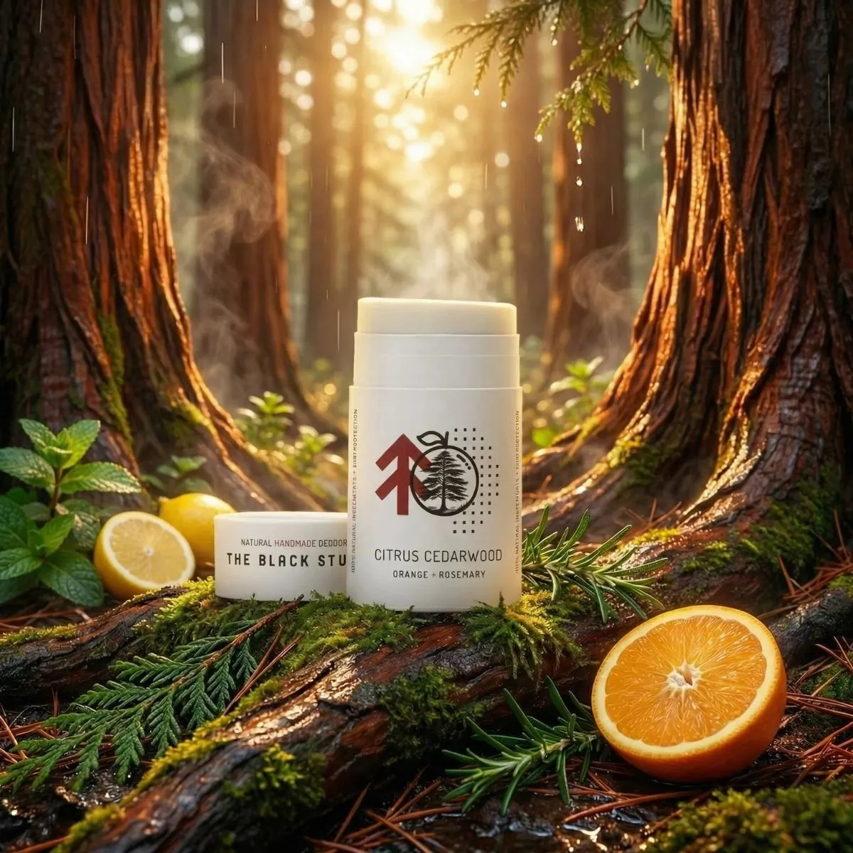The Black Stuff Citrus Cedarwood Blast deodorant sensitiv