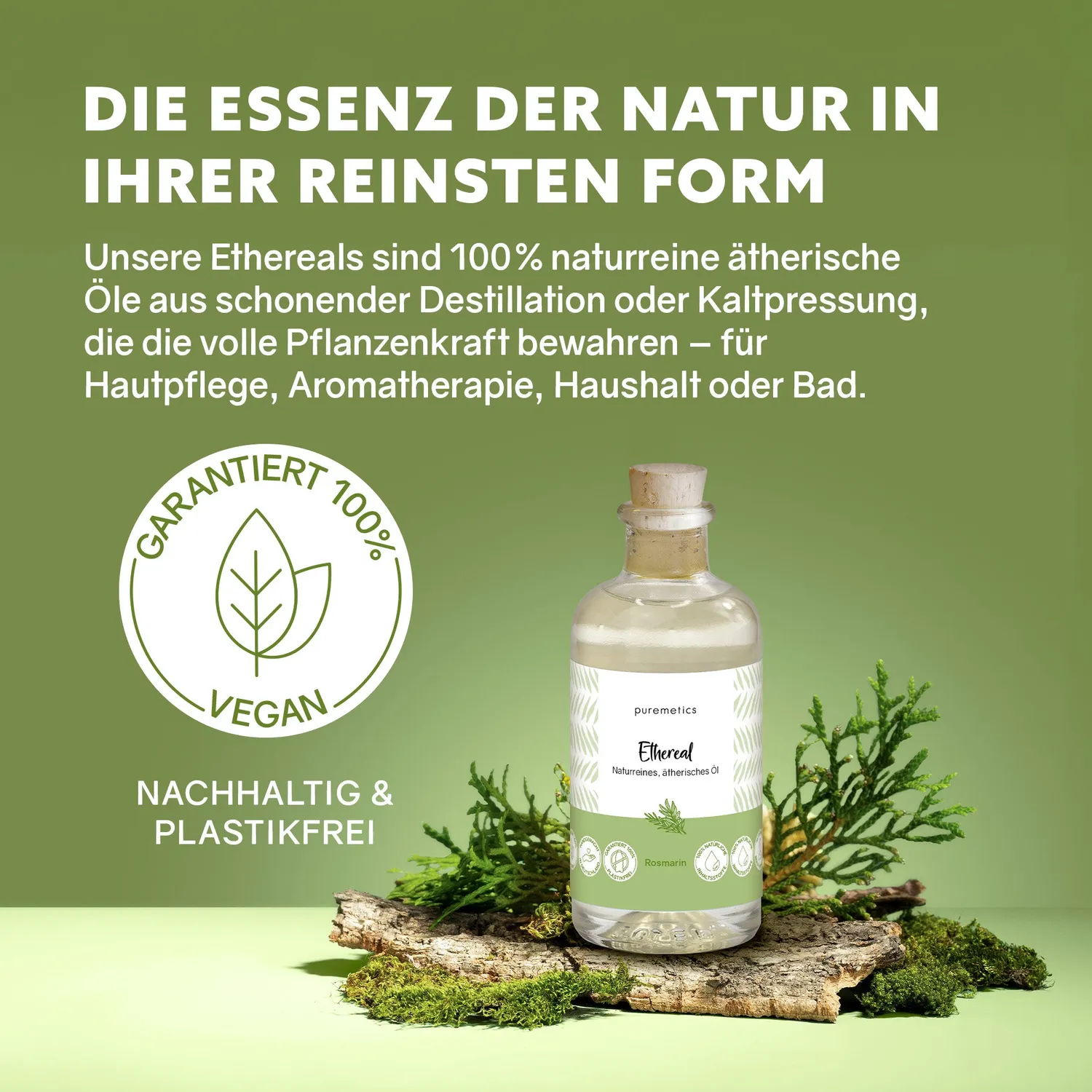 puremetics Ethereal æterisk olie rosmarin 1 stk