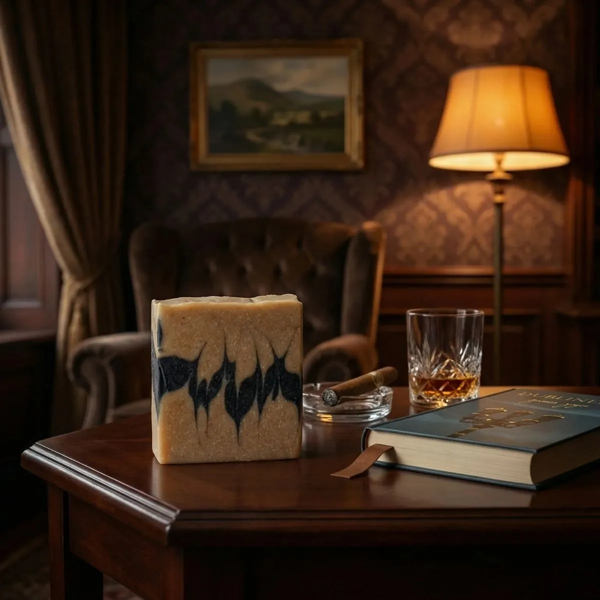 The Black Stuff The Good Room sæbebar glat cedertræ