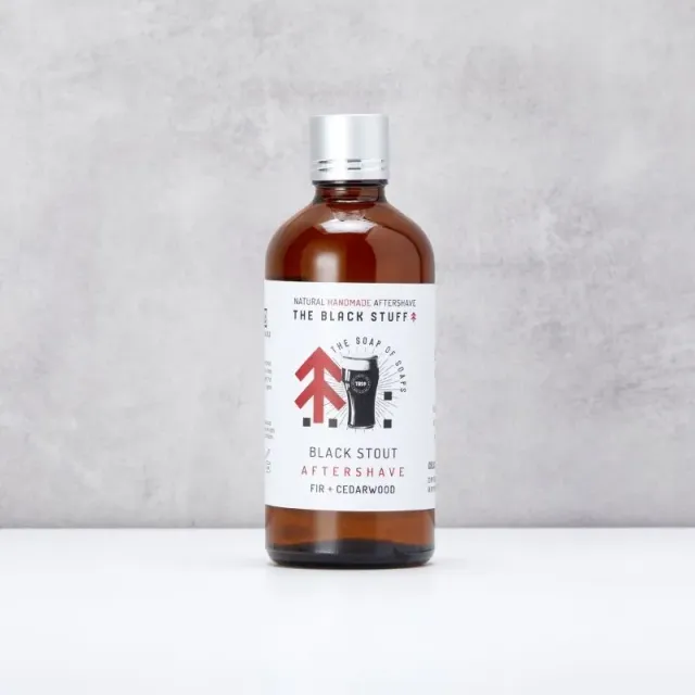 The Black Stuff Black Stout aftershave 100ml