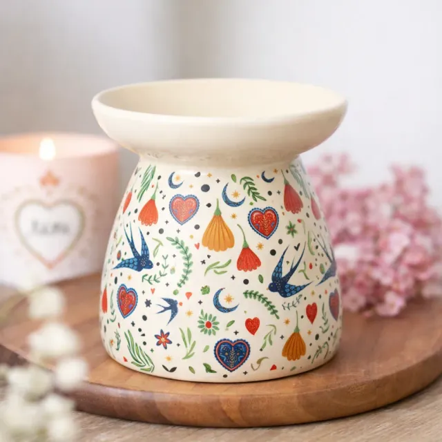 Naturayl Folk Fleur de Minuit duftbrænder keramik