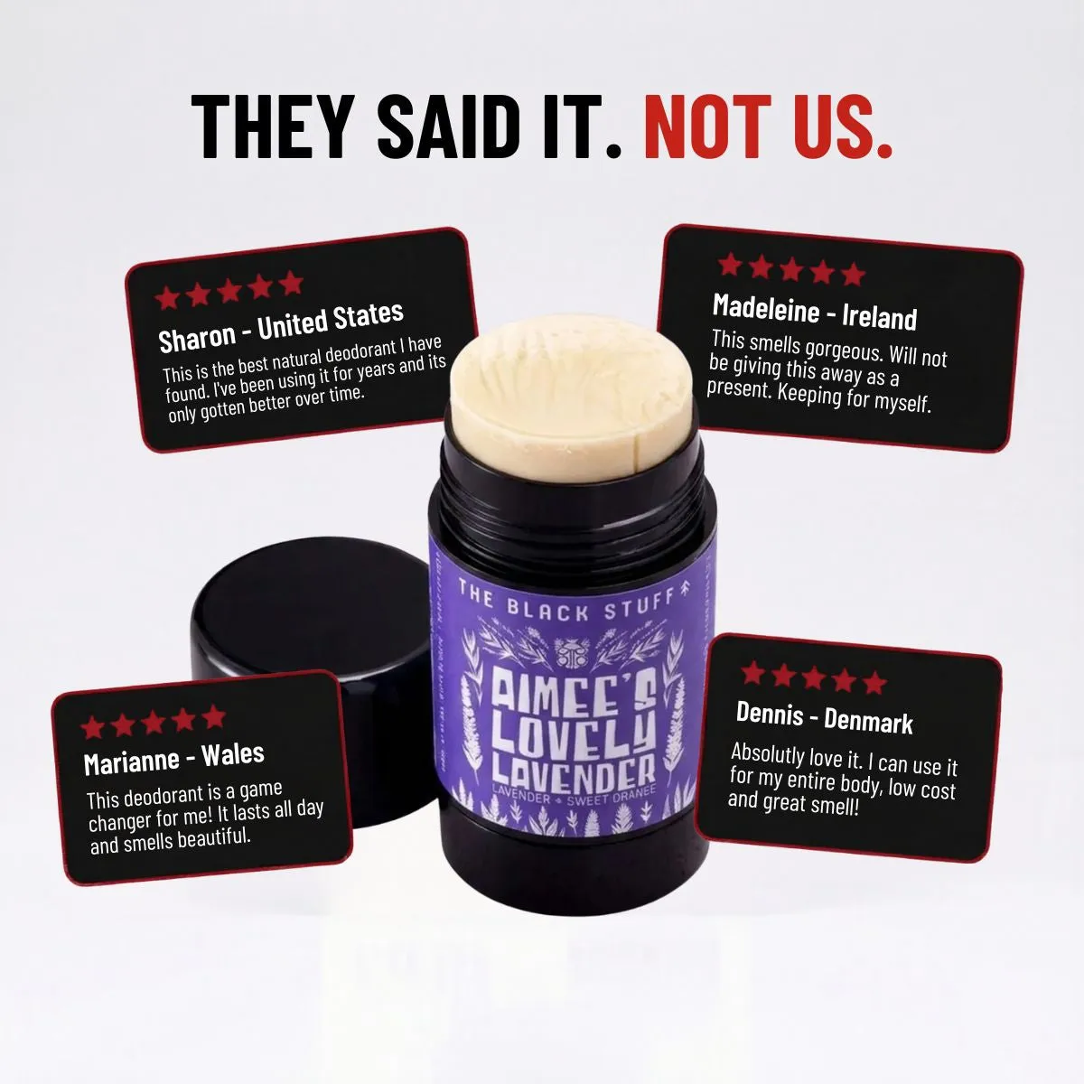 The Black Stuff Lovely Lavender deodorant mild duft