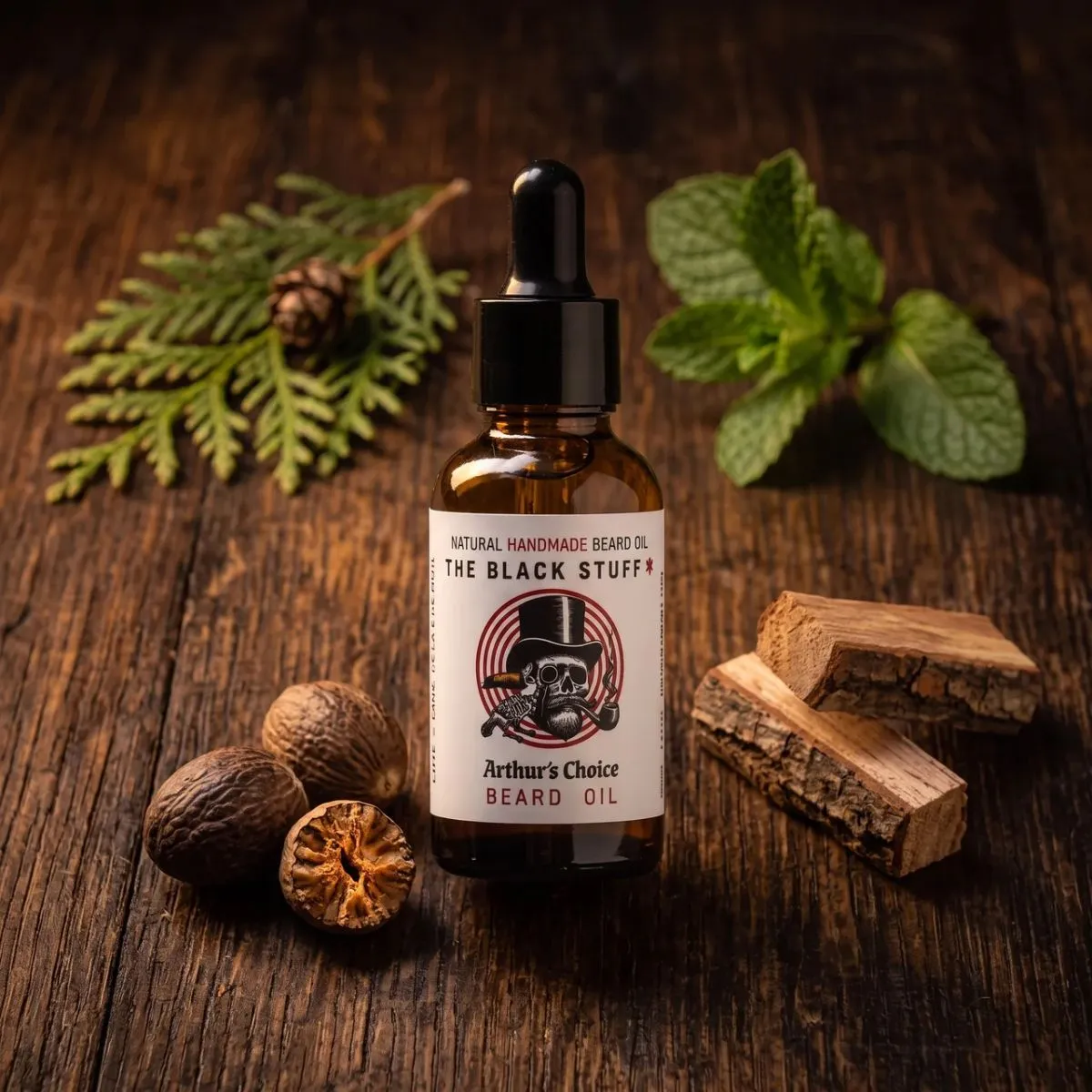 The Black Stuff Arthur's Choice skægolie 60 ml dyb pleje
