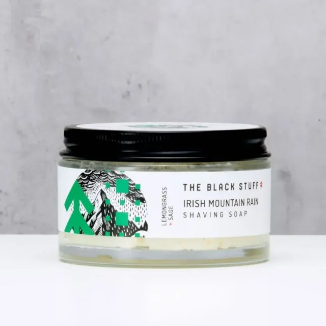 The Black Stuff Irish Mountain Rain barbersæbe 155 g