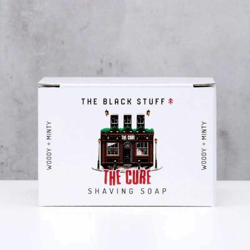 The Black Stuff TBS Cure barbersæbe 155g i glas