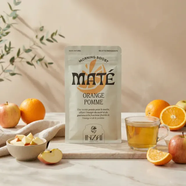 Naturayl Maté Énergisante te Orange Æble energi