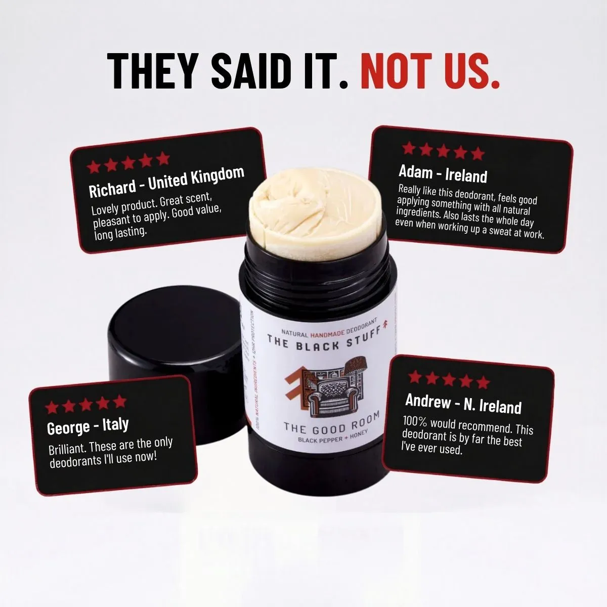 The Black Stuff The Good Room deodorant naturlig cedertræ