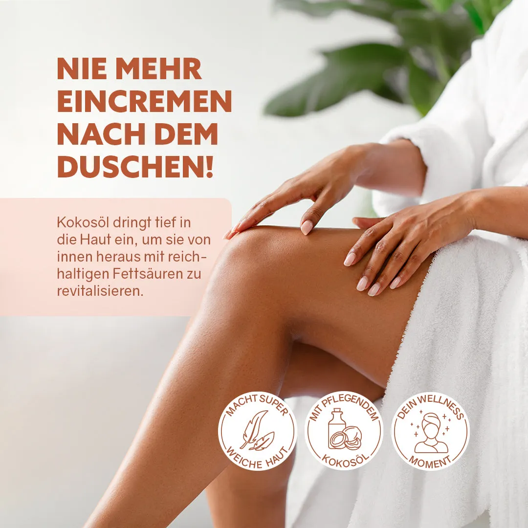 puremetics 3in1 Dusch-Fluff brusescrub mandelmilch 1 stk mild