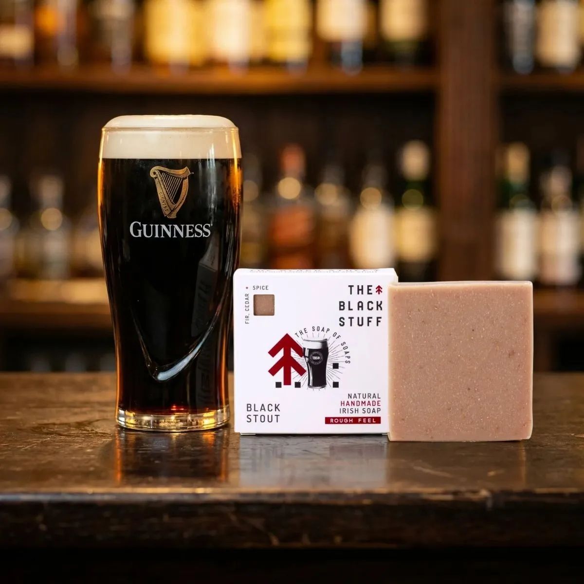 The Black Stuff Black Stout sæbe eksfolierende havregryn