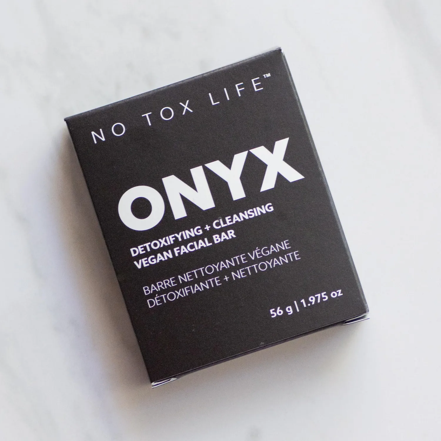 No Tox Life Solidsilk Onyx ansigtssæbe med kul