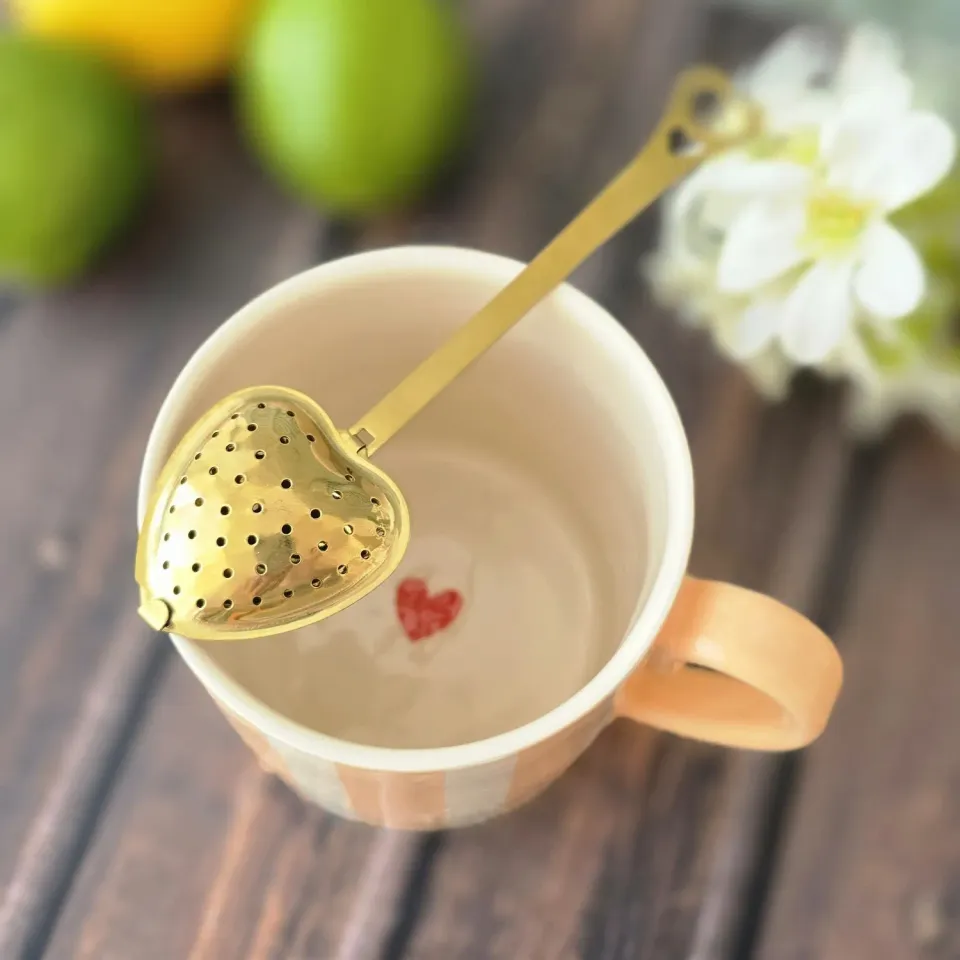 Naturayl Coeur de Thé te-infuser hjerte stål