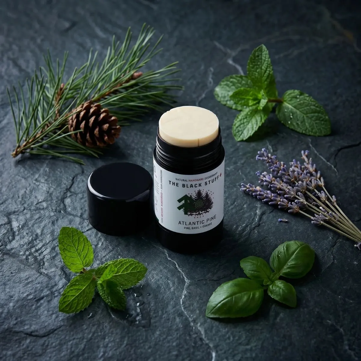 The Black Stuff Atlantic Pine deodorant fyrretræ