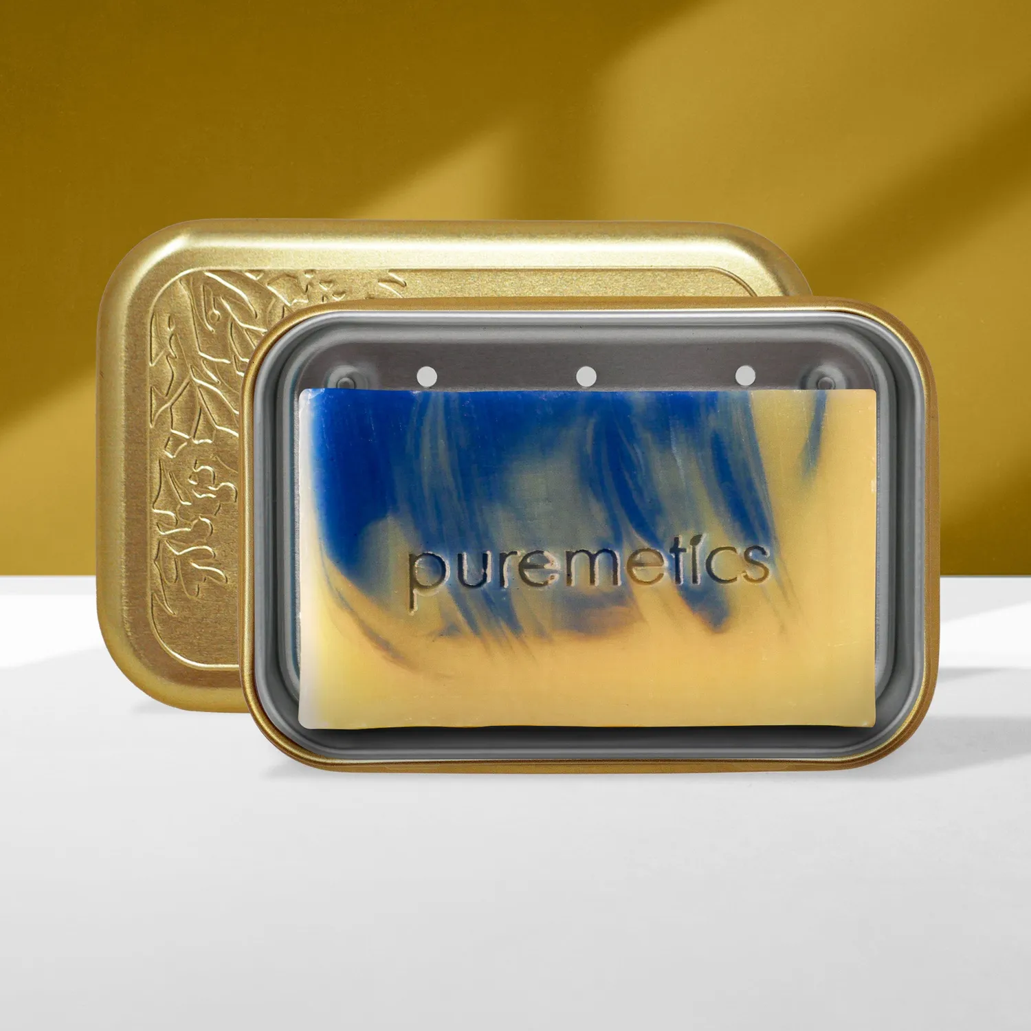 puremetics Mediterran ansigtssæbe fast citronsæbe