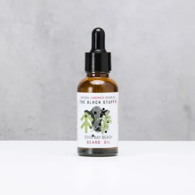 The Black Stuff Dog's Bay Beach skægolie naturlig 30ml