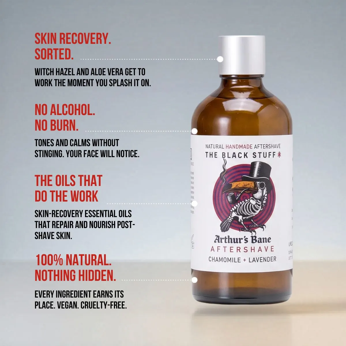 The Black Stuff Aftershave Recovery Splash Arthur’s Bane 100 ml