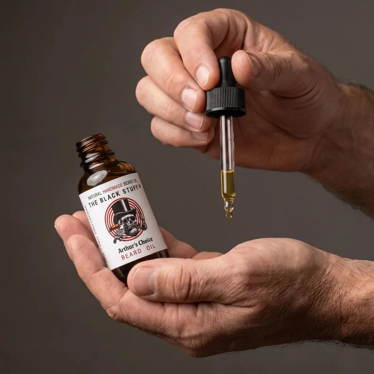 The Black Stuff Arthur's Choice skægolie 60 ml dyb pleje