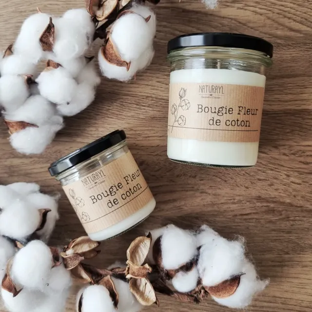 Naturayl Fleurs de Coton duftlys bomuldsblomst