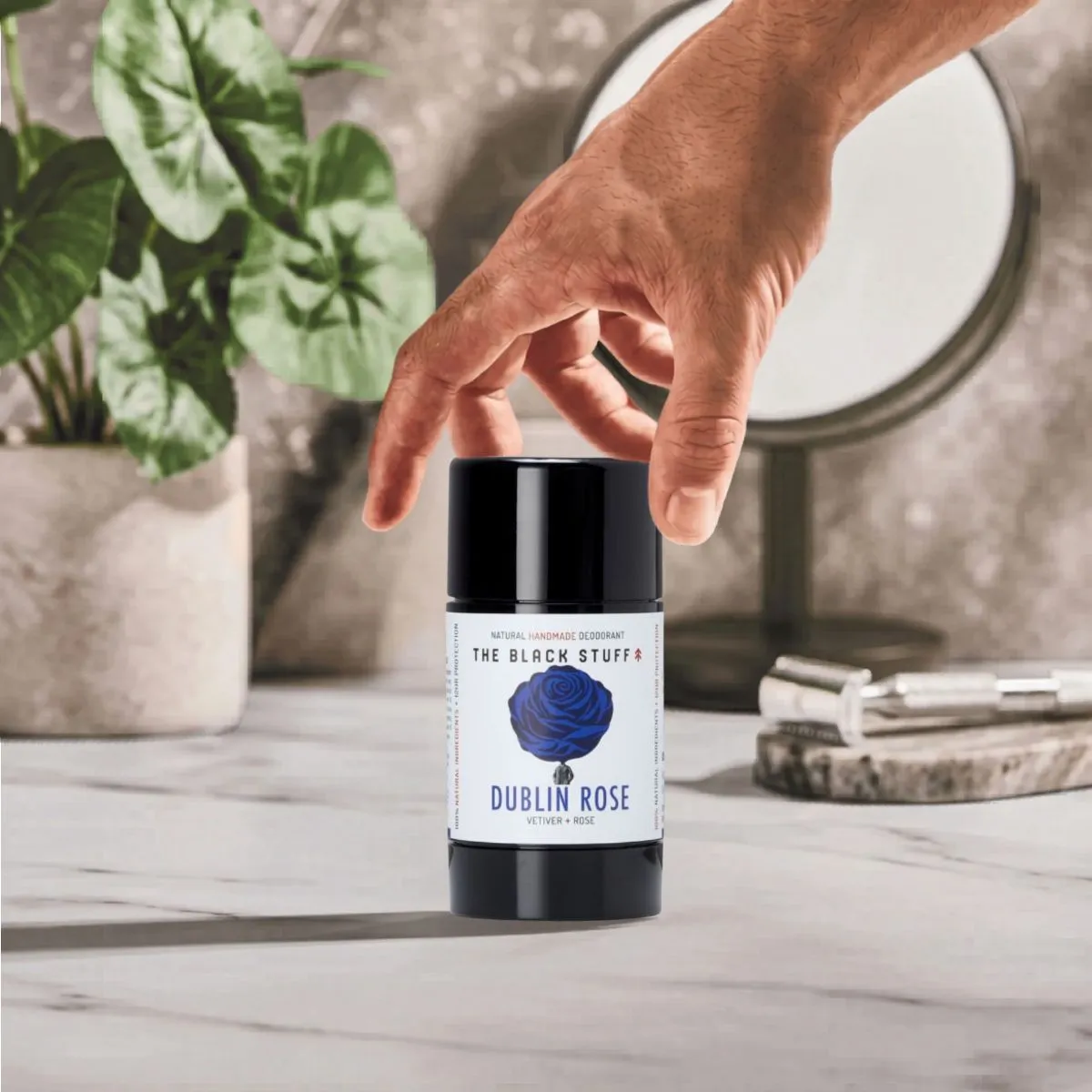 The Black Stuff Dublin Rose deodorant