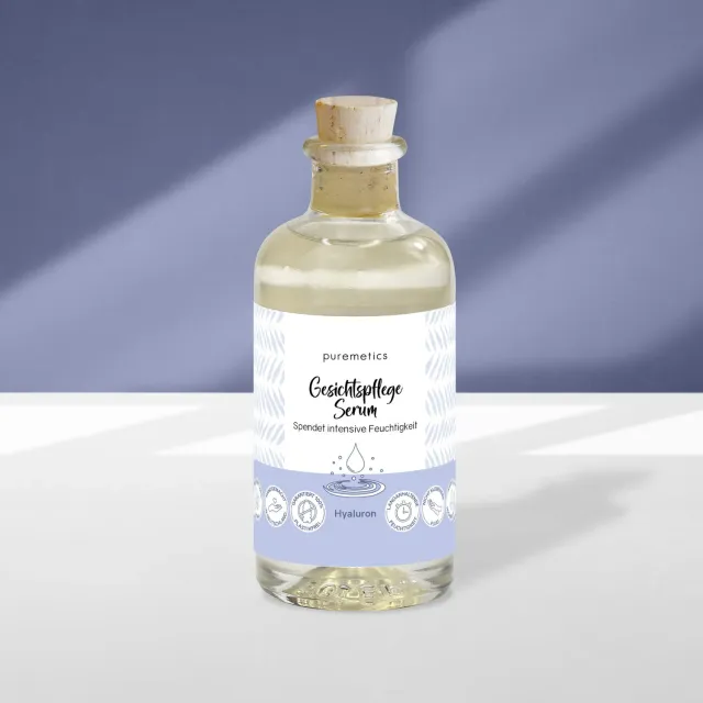 puremetics Hyaluron ansigtsserum uparfumeret tør hud