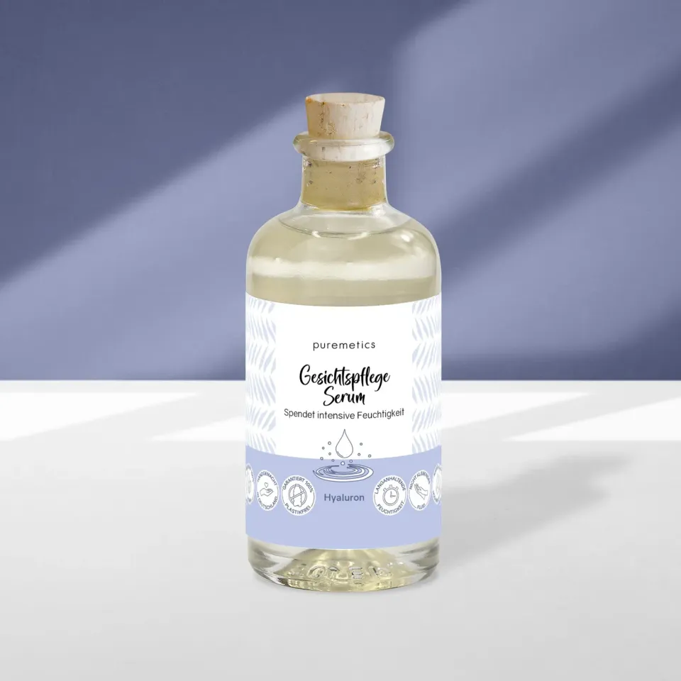 puremetics Hyaluron ansigtsserum uparfumeret tør hud