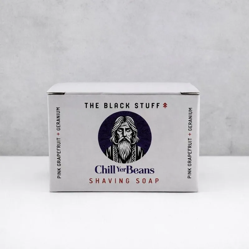 The Black Stuff Chill Yer Beans barbersæbe 155 g