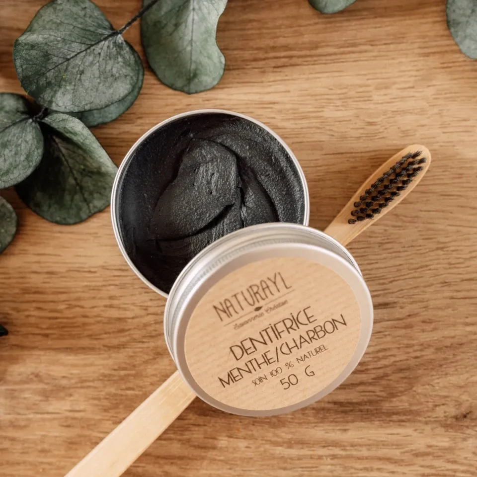 Naturayl Mynte Kul fast tandpasta detox vegansk