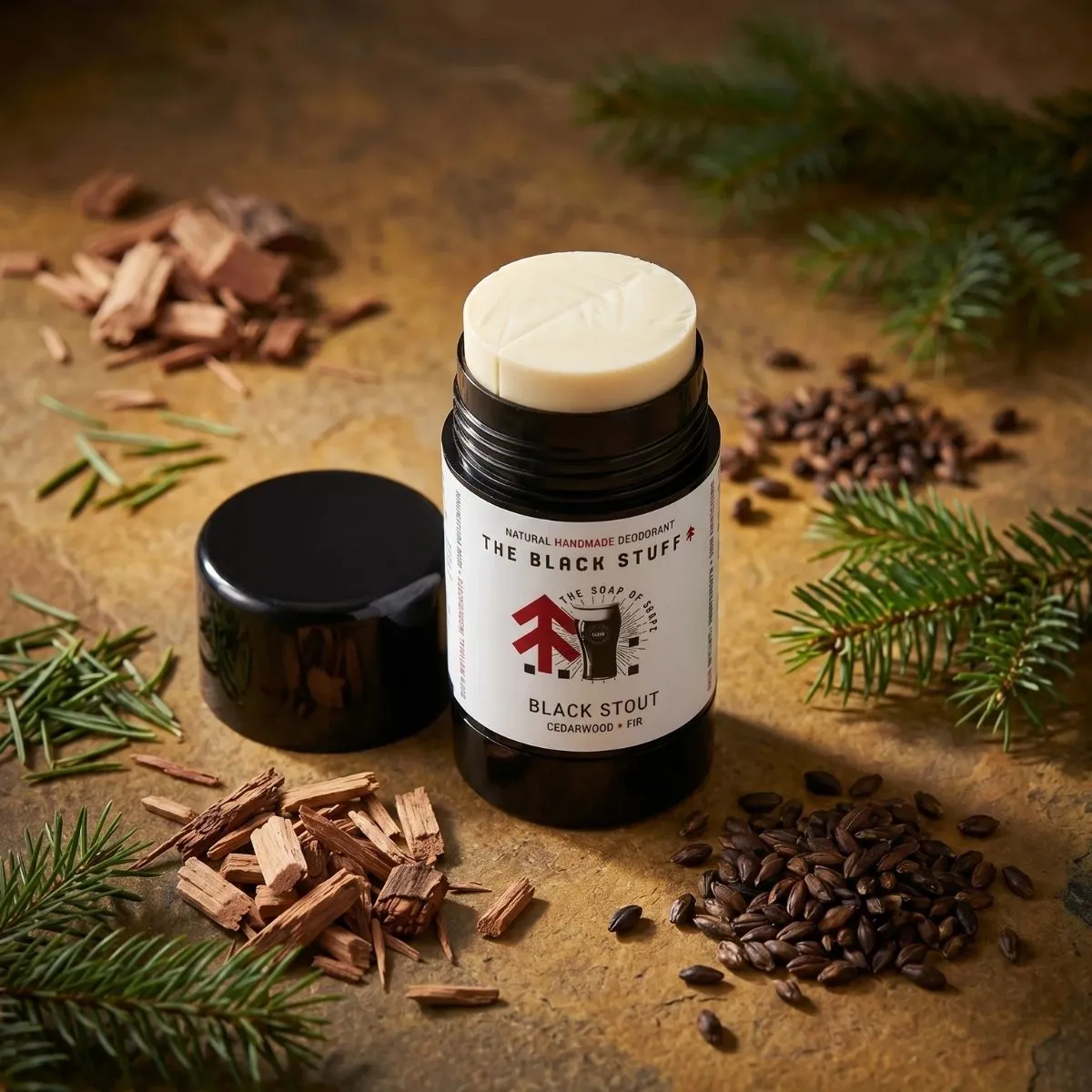 The Black Stuff Black Stout deodorant træagtig
