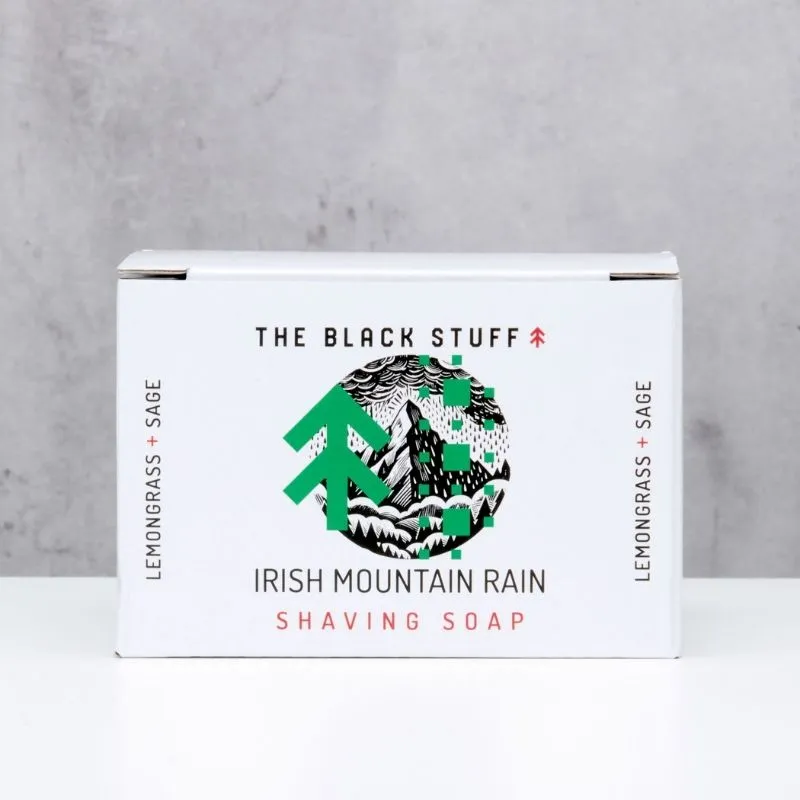 The Black Stuff Irish Mountain Rain barbersæbe 155 g