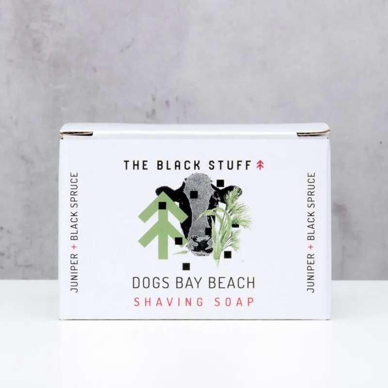 The Black Stuff Dog's Bay Beach barbersæbe 155 g glas