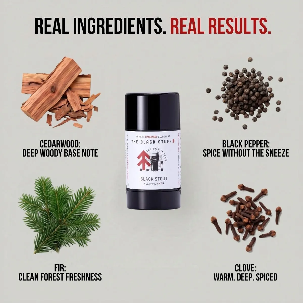The Black Stuff Black Stout deodorant træagtig