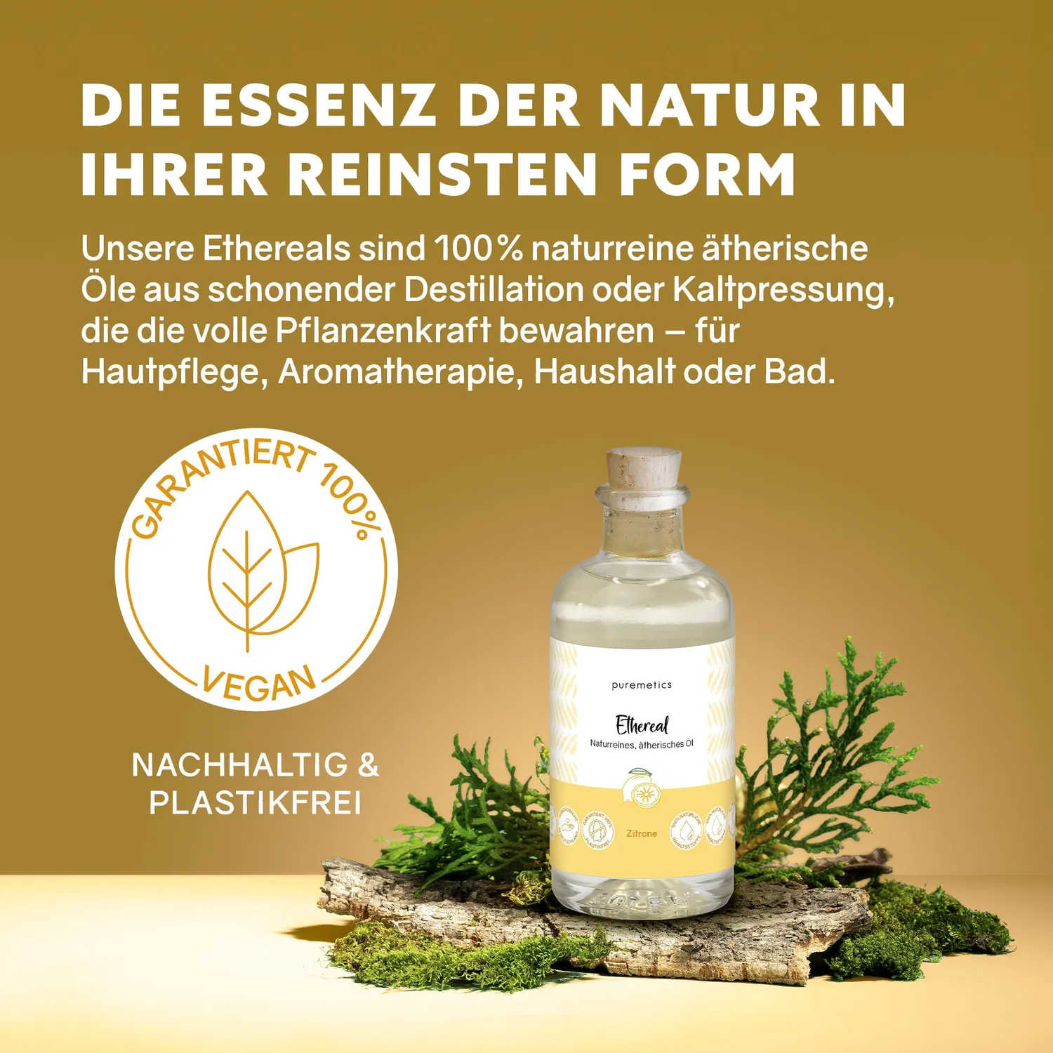 puremetics Ethereal Citron æterisk olie frisk