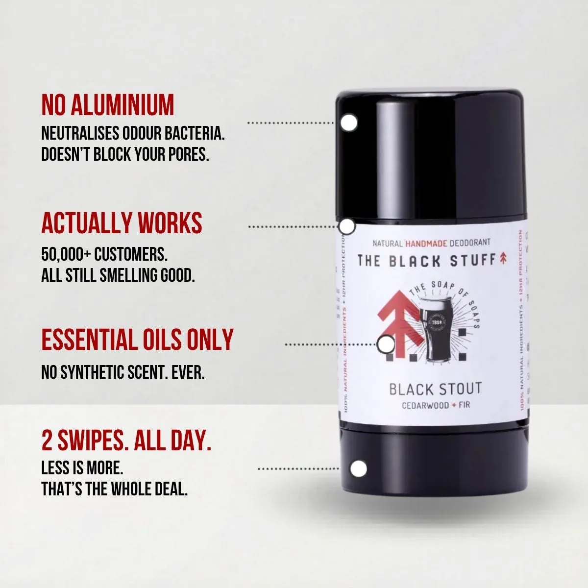 The Black Stuff Black Stout deodorant træagtig