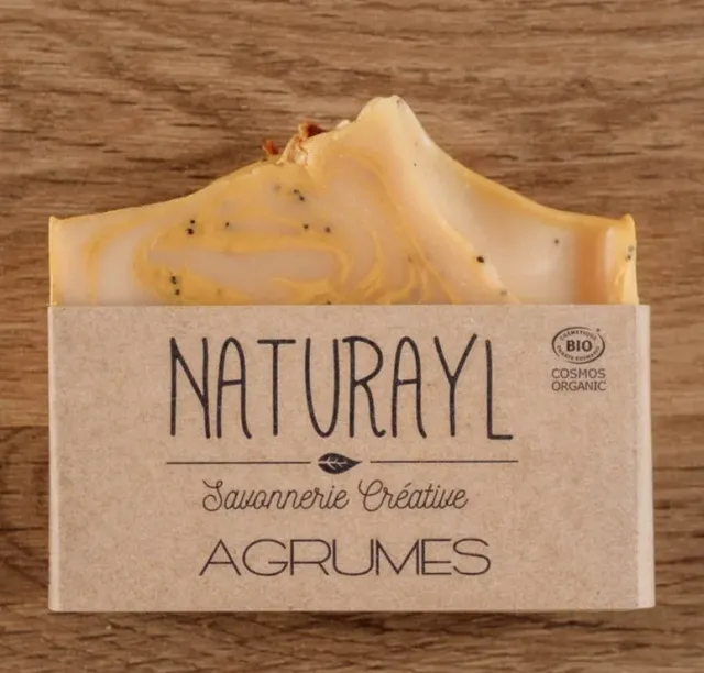 Naturayl Agrumes lille sæbe citrus 50 g peeling