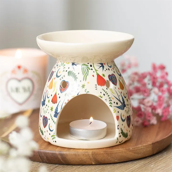 Naturayl Folk Fleur de Minuit duftbrænder keramik