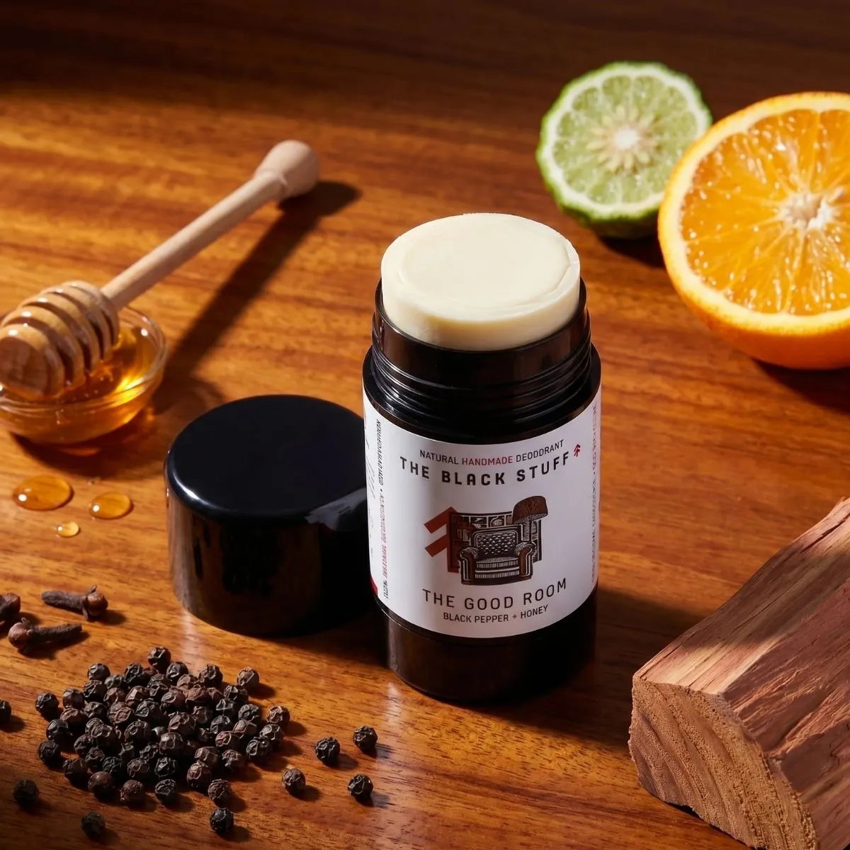 The Black Stuff The Good Room deodorant naturlig cedertræ