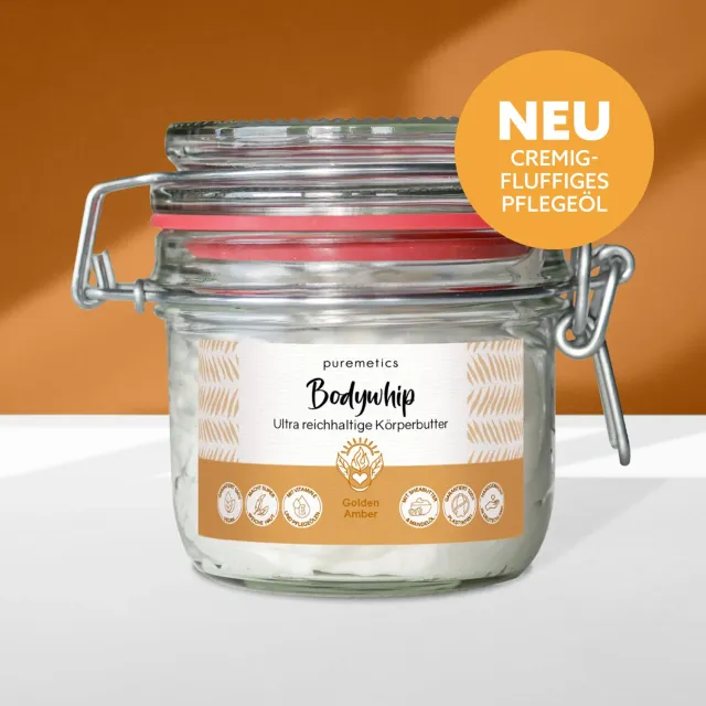 puremetics Bodywhip Golden Amber bodybutter varm