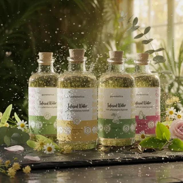 puremetics Infused Water plantemist lindenblüte alkohol fri