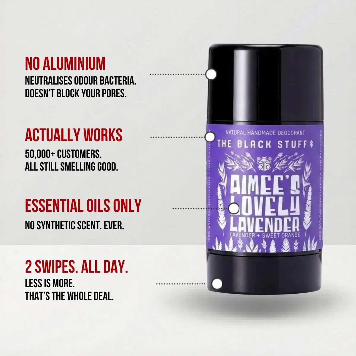 The Black Stuff Lovely Lavender deodorant mild duft