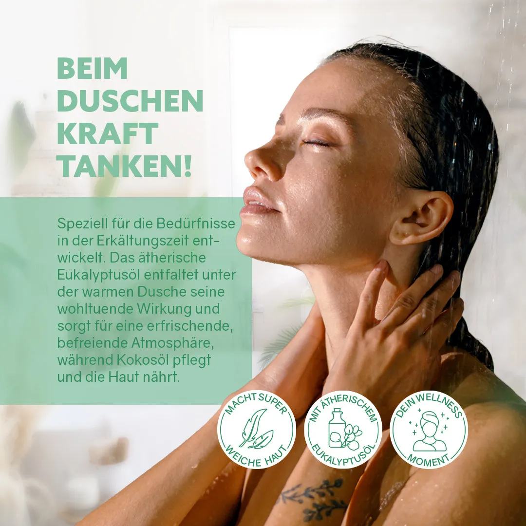 puremetics Gute Besserung dusch-fluff eukalyptus 1 stk