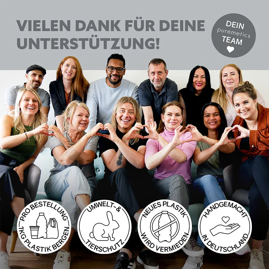 puremetics 3in1 Dusch-Fluff Anti Unreinheiten badesæbe
