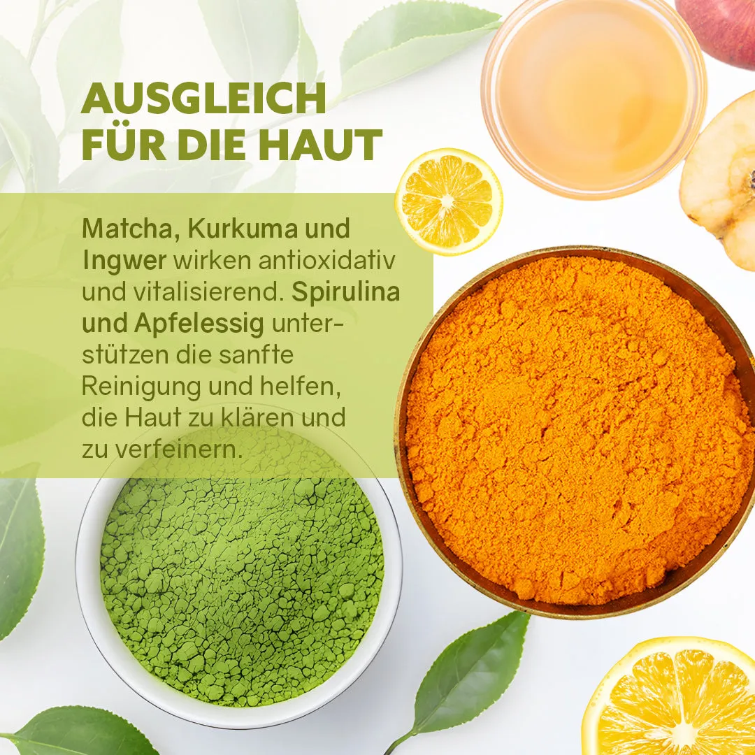 puremetics Detox Matcha 3i1 brusefluff frisk grøn