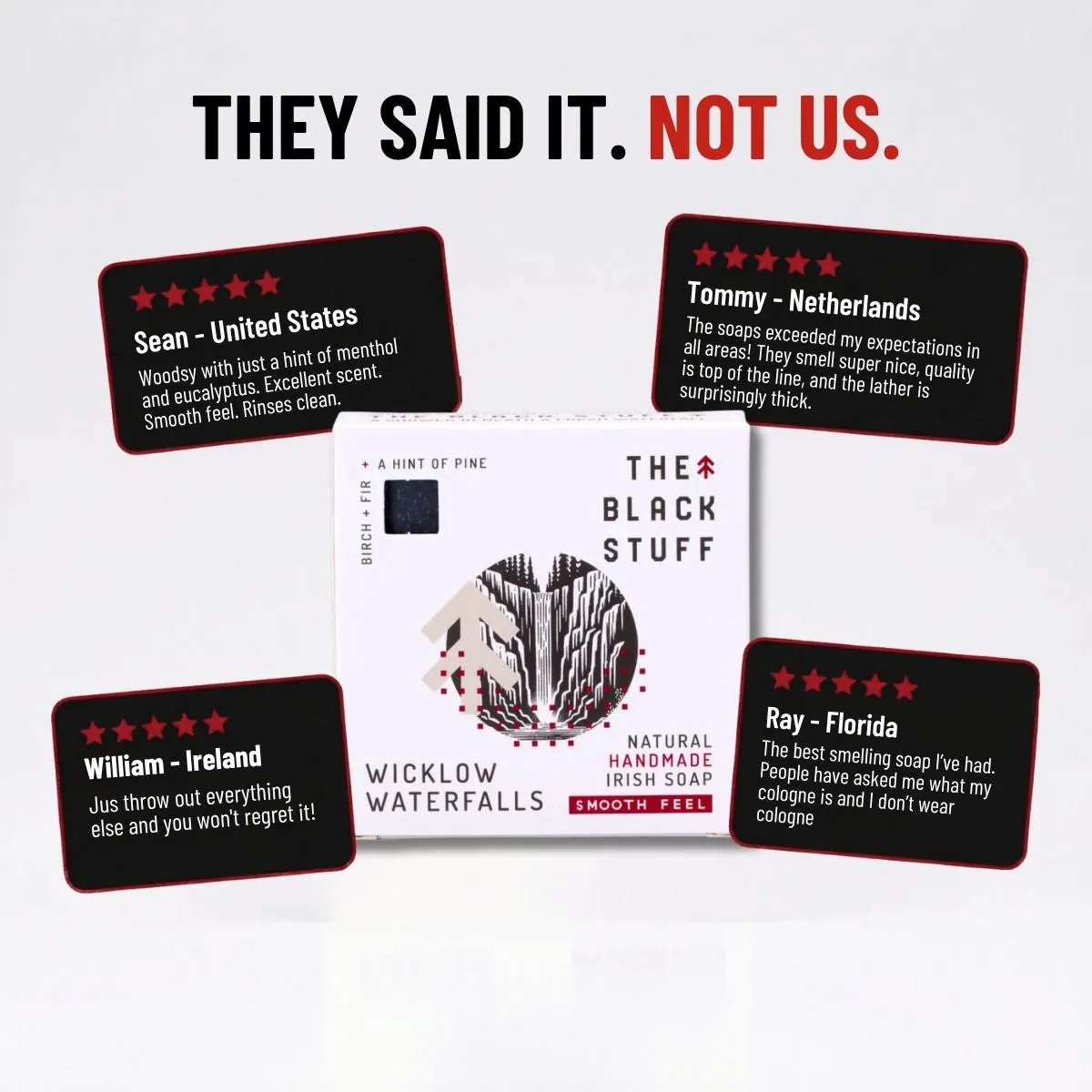 The Black Stuff Wicklow Waterfalls fast sæbe