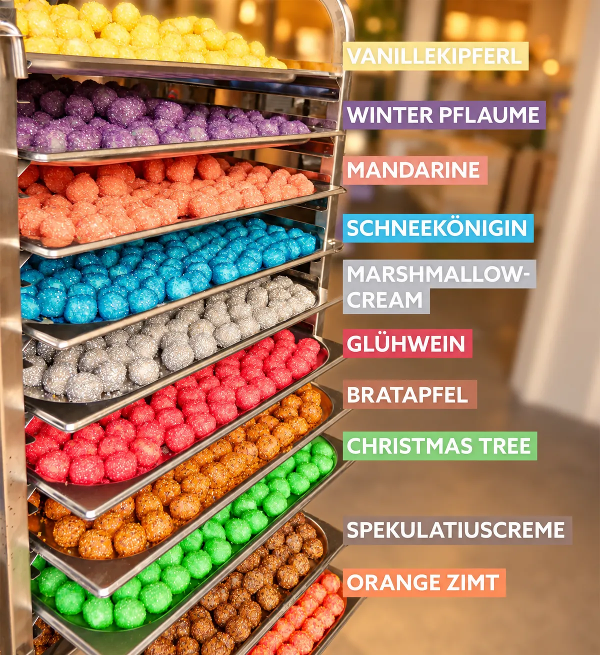 puremetics Weihnachtskugel brusekonfekt 10 stk jul
