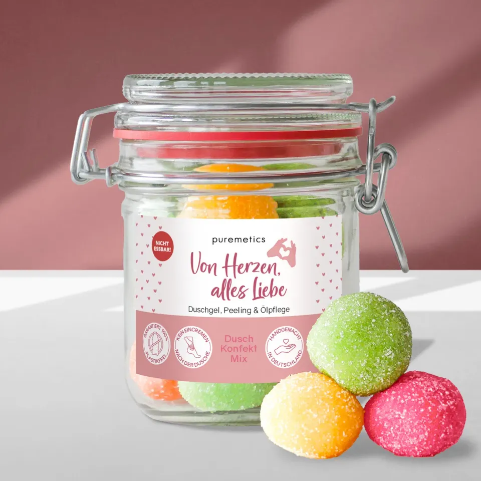 puremetics 3in1 Von Herzen alles Liebe brusekonfekt 10 stk