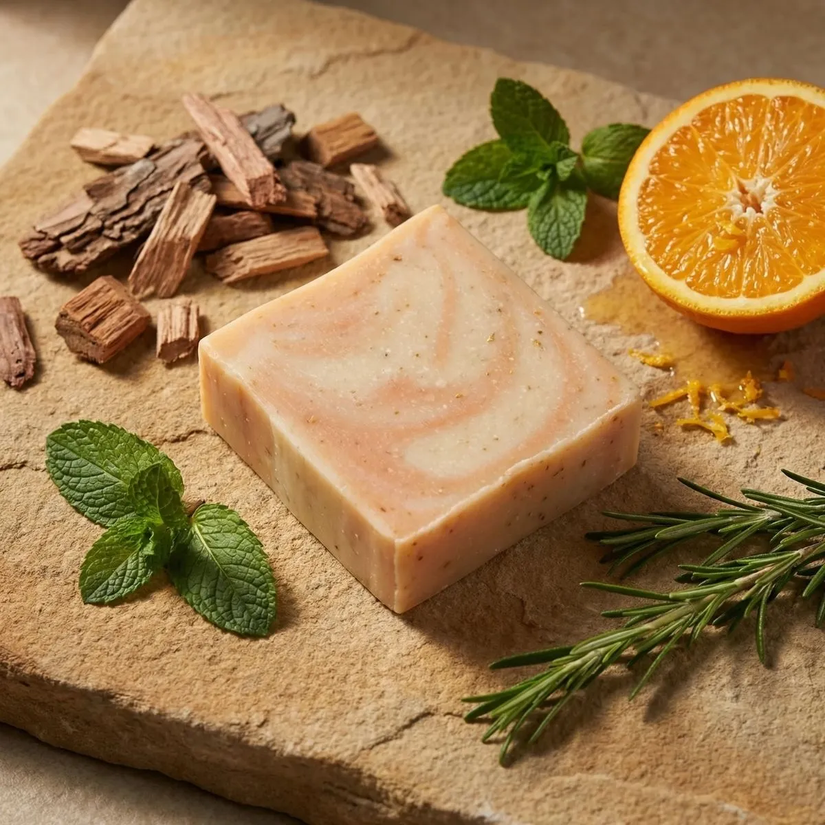 The Black Stuff Citrus Cedarwood fast scrub sæbe
